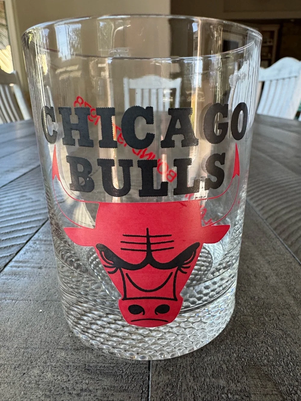 Vintage Chicago Bulls NBA Glass